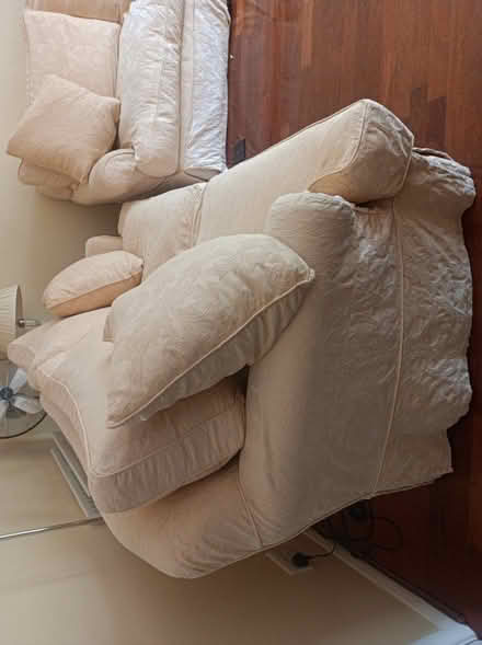 Photo of free 2 X 3 seater sofas with loose covers and cushions. (Moor Park HA6) #4