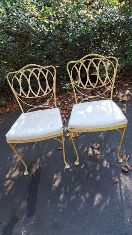 Photo of free Wrought Iron Outddoor Chairs (Fairfax Station) #1