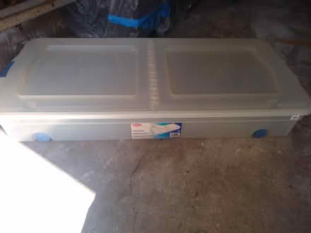 Photo of free Under bed storage bin (Morris Park) #1