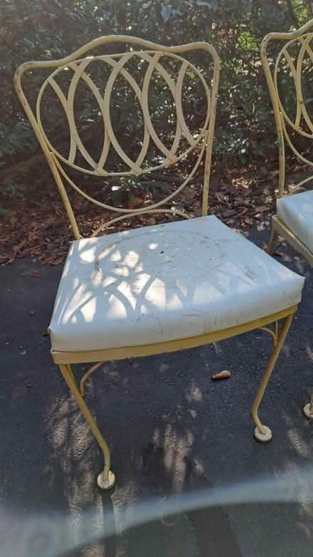 Photo of free Wrought Iron Outddoor Chairs (Fairfax Station) #3