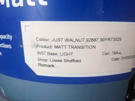 Photo of free Pale grey Vinyl Matt emulsion (Fulwood S10) #3