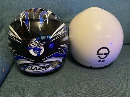 Photo of free 2x Motorcycle Crash Helmets (Fratton) #3