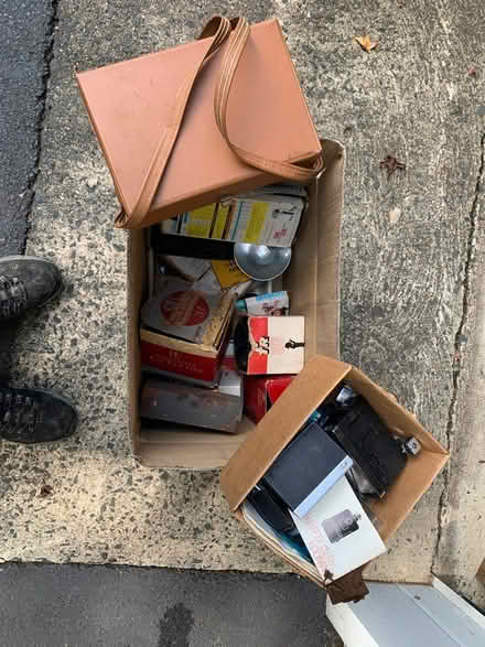 Photo of free Box antique camera stuff (South Brunswick Fresh Ponds) #1