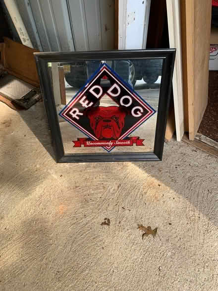 Photo of free Red Dog Mirror (South Brunswick Fresh Ponds) #1