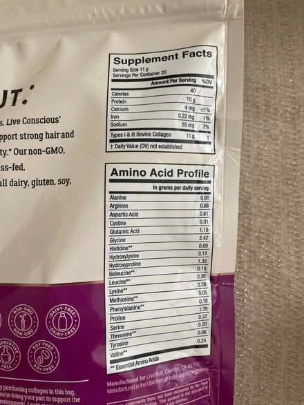 Photo of free Collagen Peptides Powder (West Frisco, Tx) #3