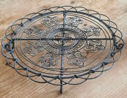 Photo of free Black Wire Decorative ?Trivet (Barkingside IG2) #1