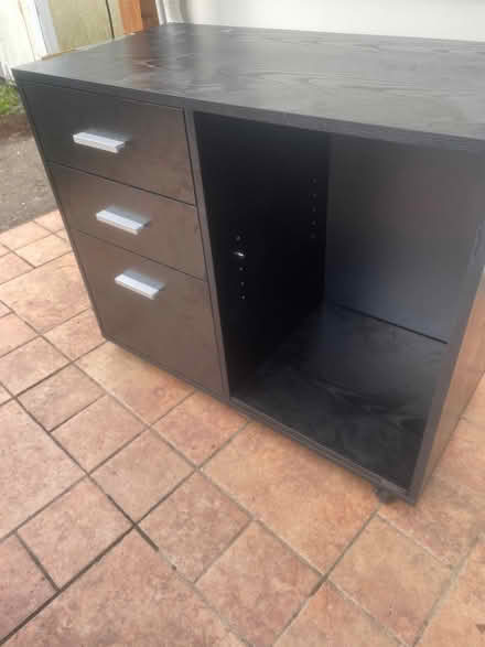 Photo of free Black office shelf (Haller Lake) #1