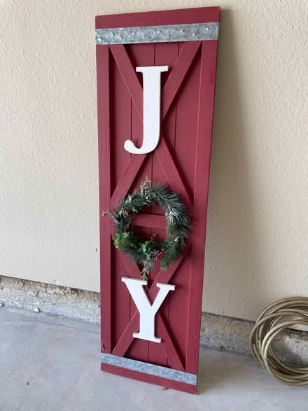 Photo of free Joy large door sign (West Frisco, Tx) #1