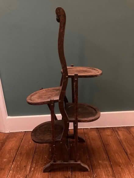 Photo of free Wooden fold up cake/ ornament stand (Shoreham-by-sea BN43) #2