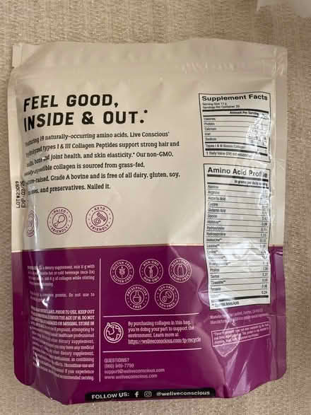 Photo of free Collagen Peptides Powder (West Frisco, Tx) #2