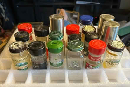 Photo of free Empty spice jars (Avon st, Charlottesville) #1