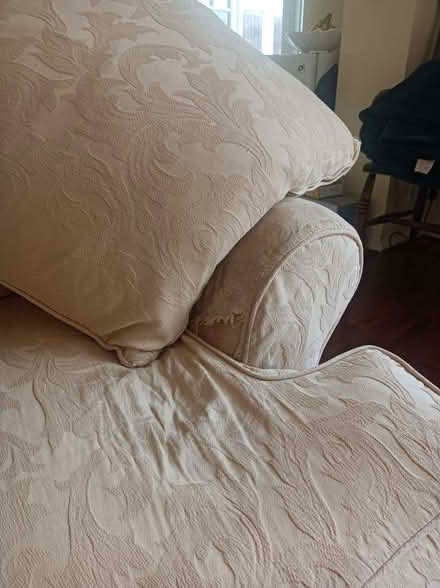 Photo of free 2 X 3 seater sofas with loose covers and cushions. (Moor Park HA6) #3