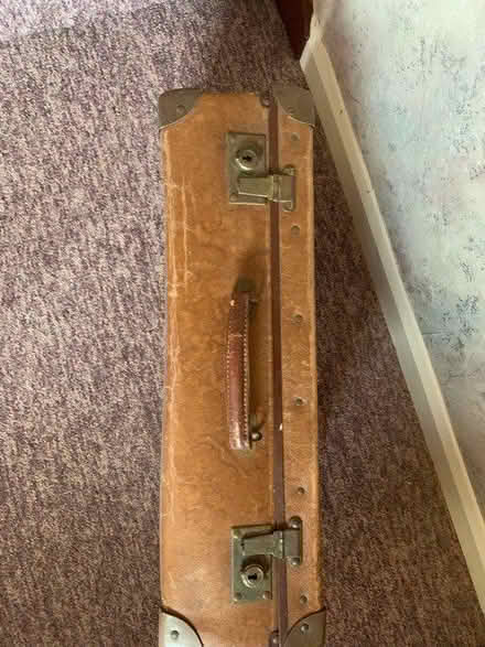 Photo of free 2 old suitcases - one broken hinge (Yeovil) #1