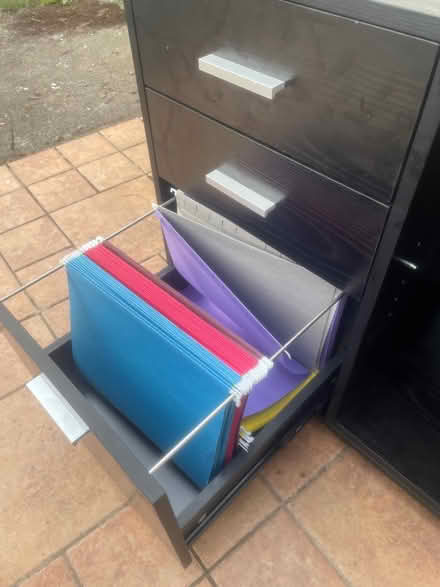 Photo of free Black office shelf (Haller Lake) #3