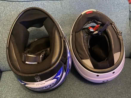 Photo of free 2x Motorcycle Crash Helmets (Fratton) #4