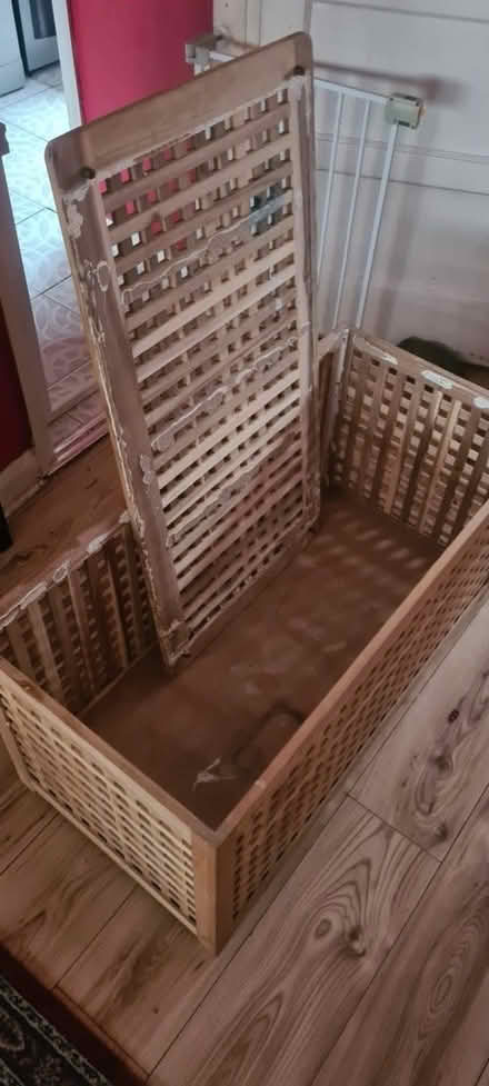 Photo of free large wooden box (CR0) #2