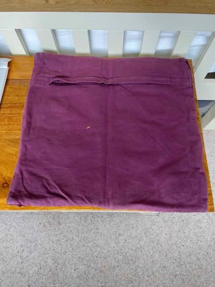 Photo of free Purple cushion cover (Fen Drayton CB24) #2