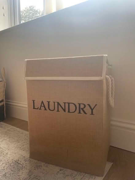 Photo of free Linen basket (Manor Park TW18) #2