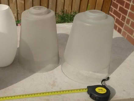 Photo of free Pair of glass lampshades (Central Abingdon, OX14) #1