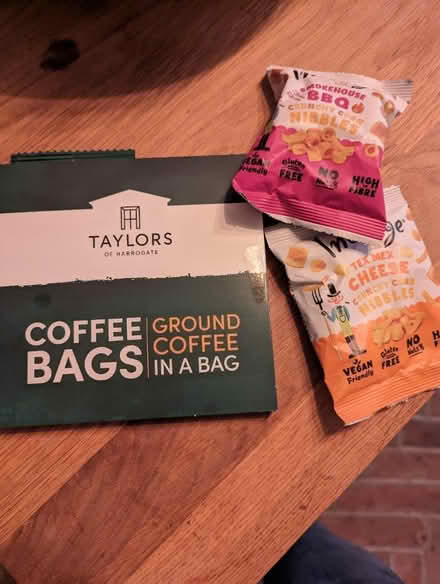 Photo of free Coffee Bags & Nibbles (RH12) #1
