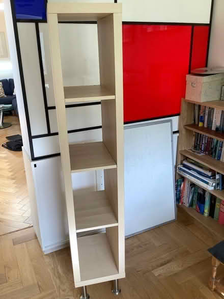 Photo of free Tall shelf unit (Moorfields) #1