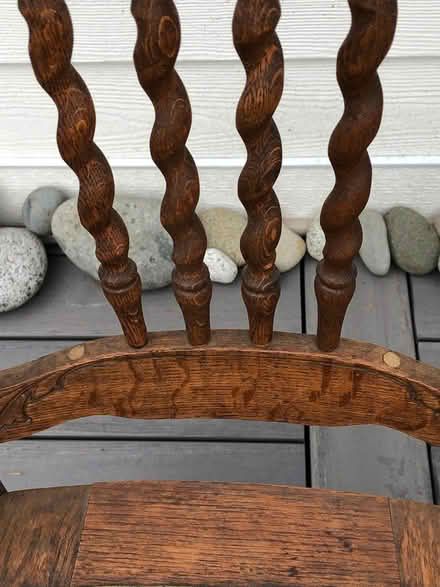 Photo of free 2 antique wooden chairs (Bainbridge Island) #2