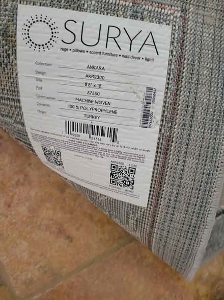 Photo of free Indoor rug (Harmony and Shields) #1