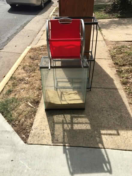 Photo of free Fish/hermit crab tank (West side near RT 28) #2