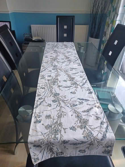 Photo of free Glass dining table & 6 chairs (Portchester PO16) #1