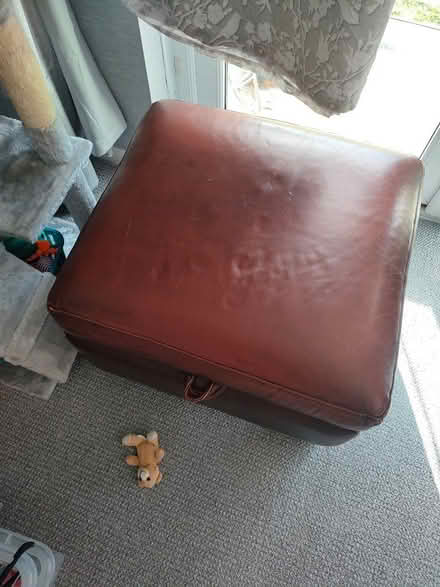 Photo of free 2 seater sofa, chair and footstool (TA1) #3