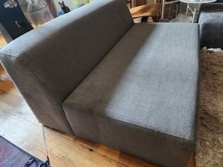 Photo of free Small couch (West Harlem) #1