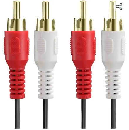 Photo of Audio RCA Male to Male cable (Worcester Park KT4) #2