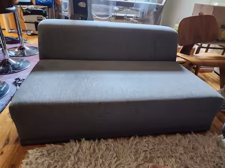 Photo of free Small couch (West Harlem) #2