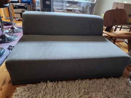 Photo of free Small couch (West Harlem) #2