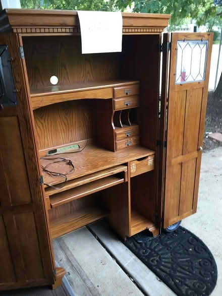 Photo of free Armoire Desk (West side near RT 28) #2
