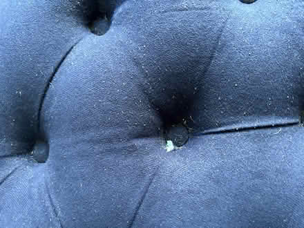 Photo of free Long navy footstool (Royston, by the station (SG8)) #3