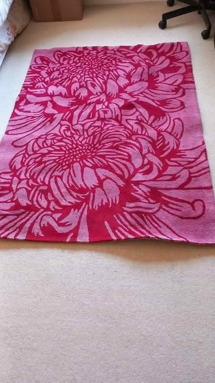 Photo of free Next rug pink and red (Walkern) #1
