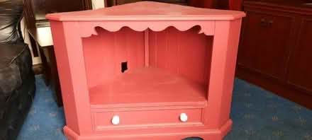 Photo of free Rustic corner TV/hifi unit (Derbyshire Hill WA9) #1