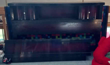 Photo of free Full size headboard/footboard/rails (S. Billerica) #1