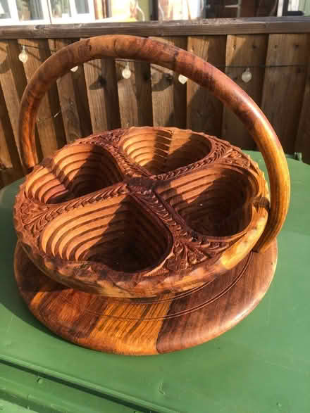 Photo of free Wooden collapsible fruit bowl (Abingdon OX14) #1