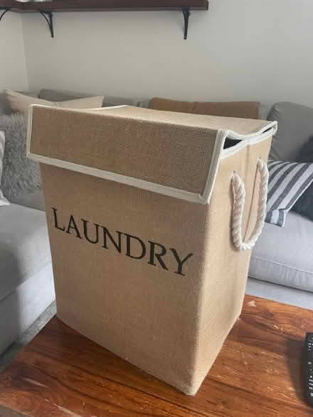 Photo of free Linen basket (Manor Park TW18) #1