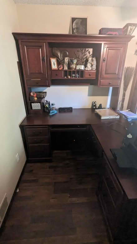Photo of free Solid wood cherry office desk (Broomfield) #1