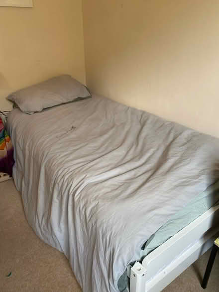 Photo of free Two single stackable beds & mattres (SW18) #1