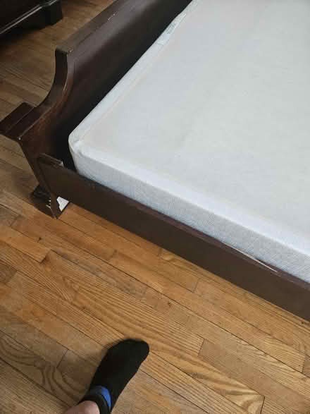 Photo of free Queen frame and boxspring (Fairfax city) #3