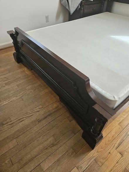 Photo of free Queen frame and boxspring (Fairfax city) #2