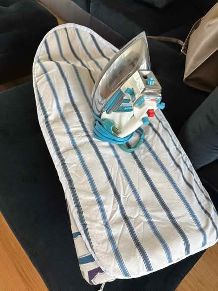 Photo of free Iron and tabletop ironing board (Medford Square) #1