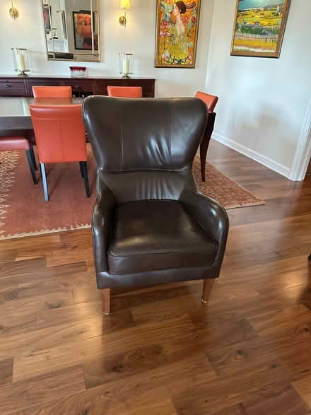 Photo of free Leather Chair (Play House District) #1