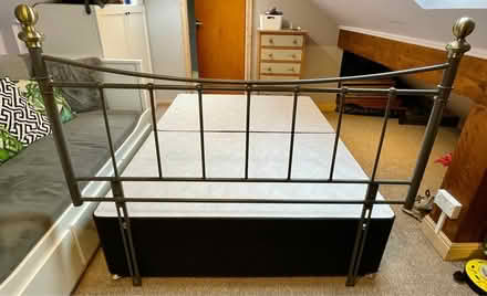Photo of free Double divan bed headboard (Hayfield SK22) #1