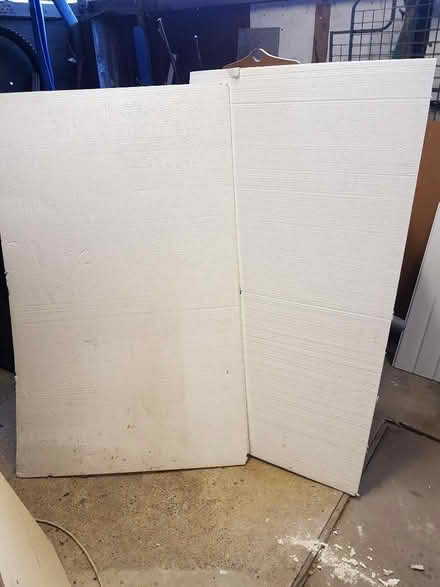 Photo of free 2 sheets modeling polystyrene 15mmx900x1500mm 'ish' (Carlton NG4) #1