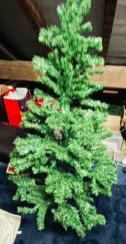 Photo of free Artificial Christmas Tree (Rose Grove BB12) #2